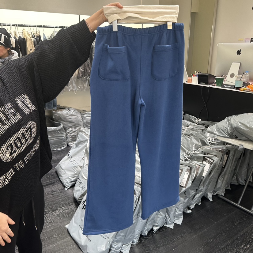 TOMGIRL韓國直郵女裝新品熱賣真品時尚休閑人氣休閑褲加絨TOMGIRL休閑褲