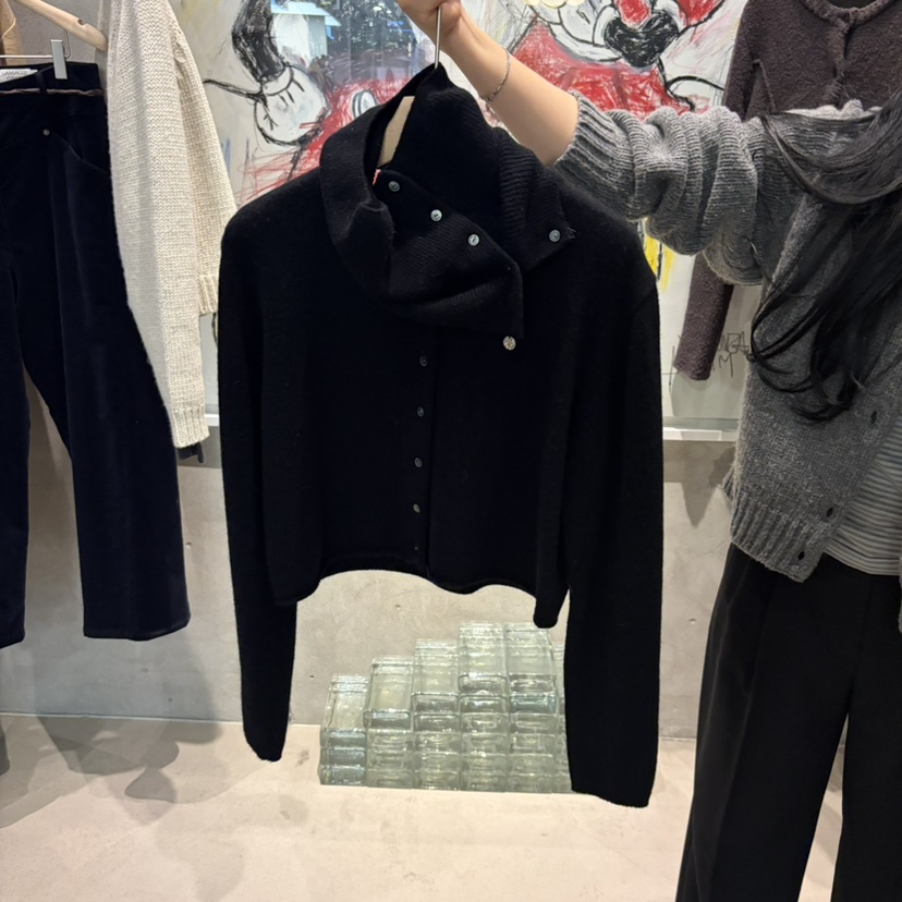 LAMAGIEPIE/LAMAGIE GREY韓國直郵女士新款人氣針織衫含圍巾保暖LAMAGIEPIE/LAMAGIE GREY針織衫圖色4