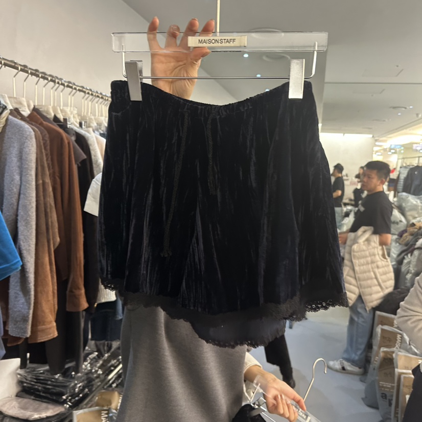 DOUBLE STANDARD/LE SMOKING/MAISONSTAFF東大門直郵女士新品真品短褲MAISONSTAFF短褲圖色2黑色