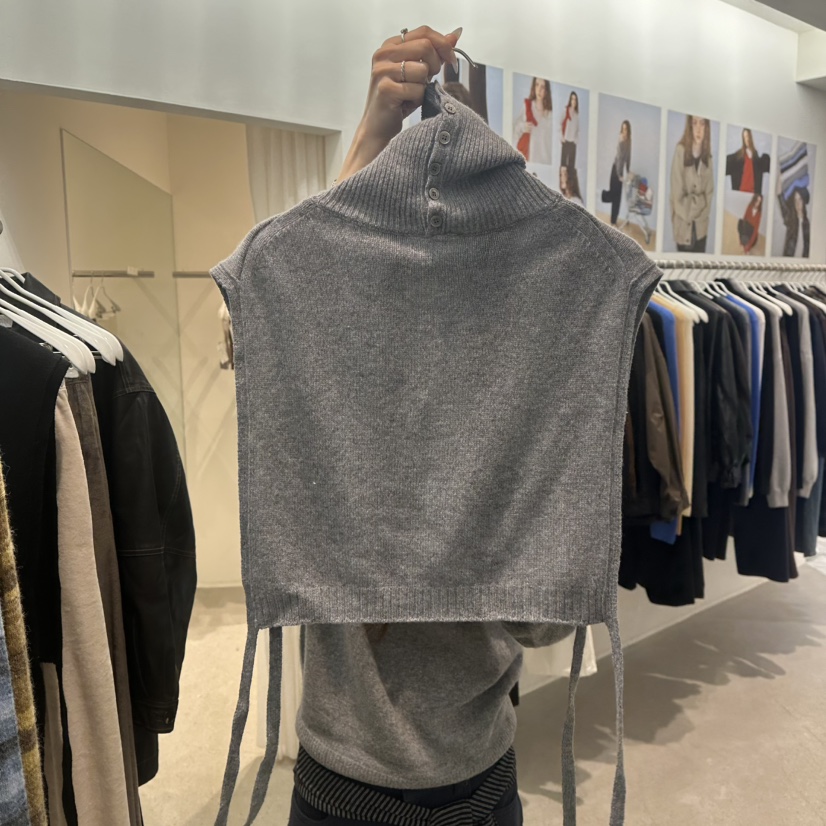 MARAN-P韓國直郵女士新品人氣真品推薦休閑吊帶背心高領MARAN/GRMS吊帶/背心