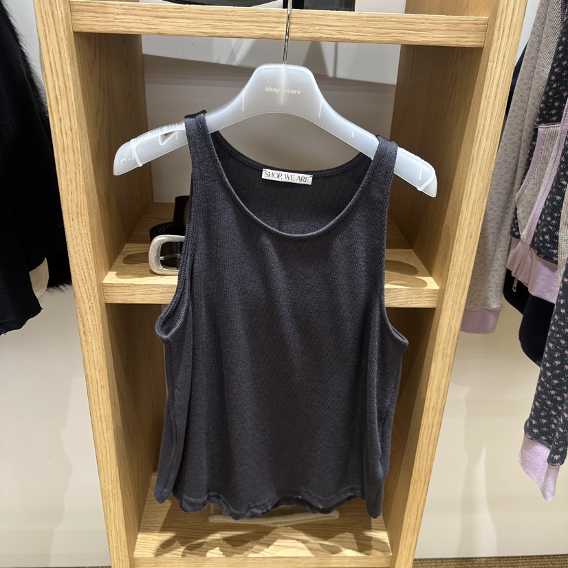WE ARE/WELOVER東大門直郵女裝新款真品休閑推薦吊帶背心SHOP_WE ARE吊帶/背心圖色3墨色