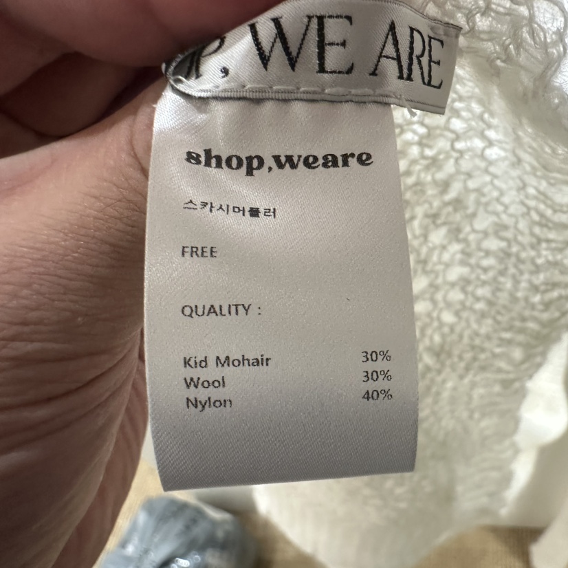 WE ARE/WELOVER韓國代購女裝新品時尚熱賣推薦圍巾披肩SHOP_WE ARE圍巾/披肩