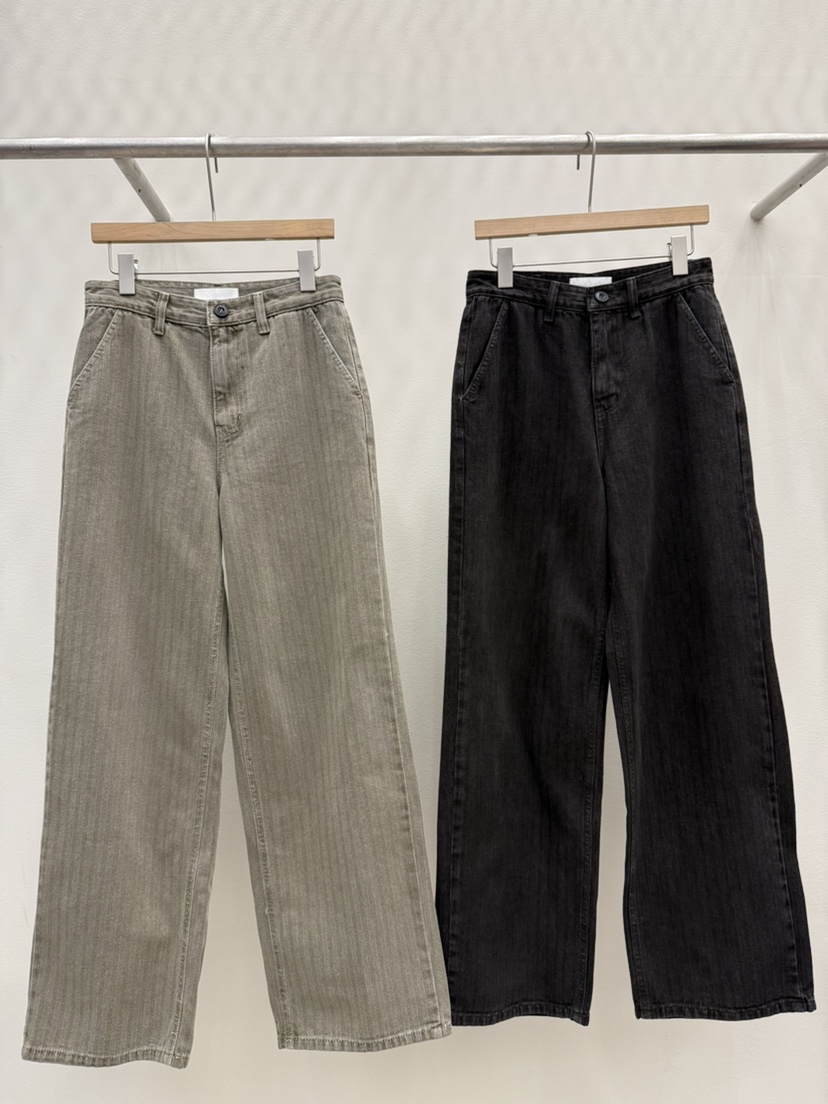 EOOB/LAMEREI東大門代購女士新款時尚推薦真品休閑褲人字紋EOOB/LAMEREI休閑褲