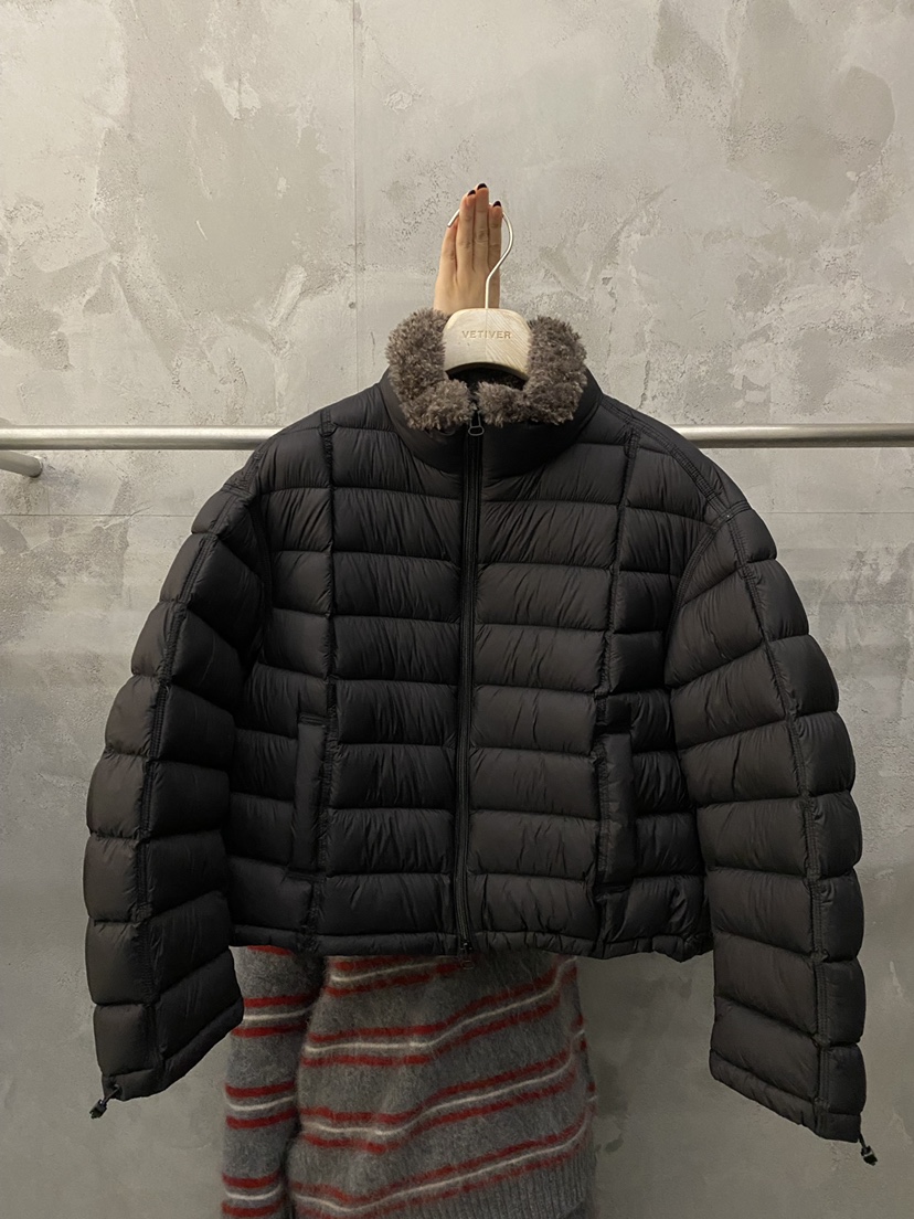THE VETIVER-A韓國直郵女裝新款熱賣短款羽絨服毛皮填充VETIVER短款羽絨服圖色2