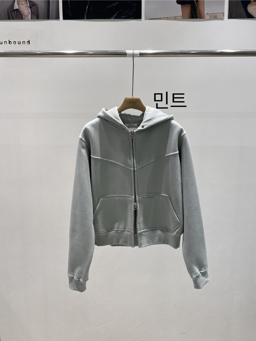 UNBOUND東大門實拍女裝新品休閑真品時尚熱賣衛衣連帽衫加絨UNBOUND衛衣圖色1