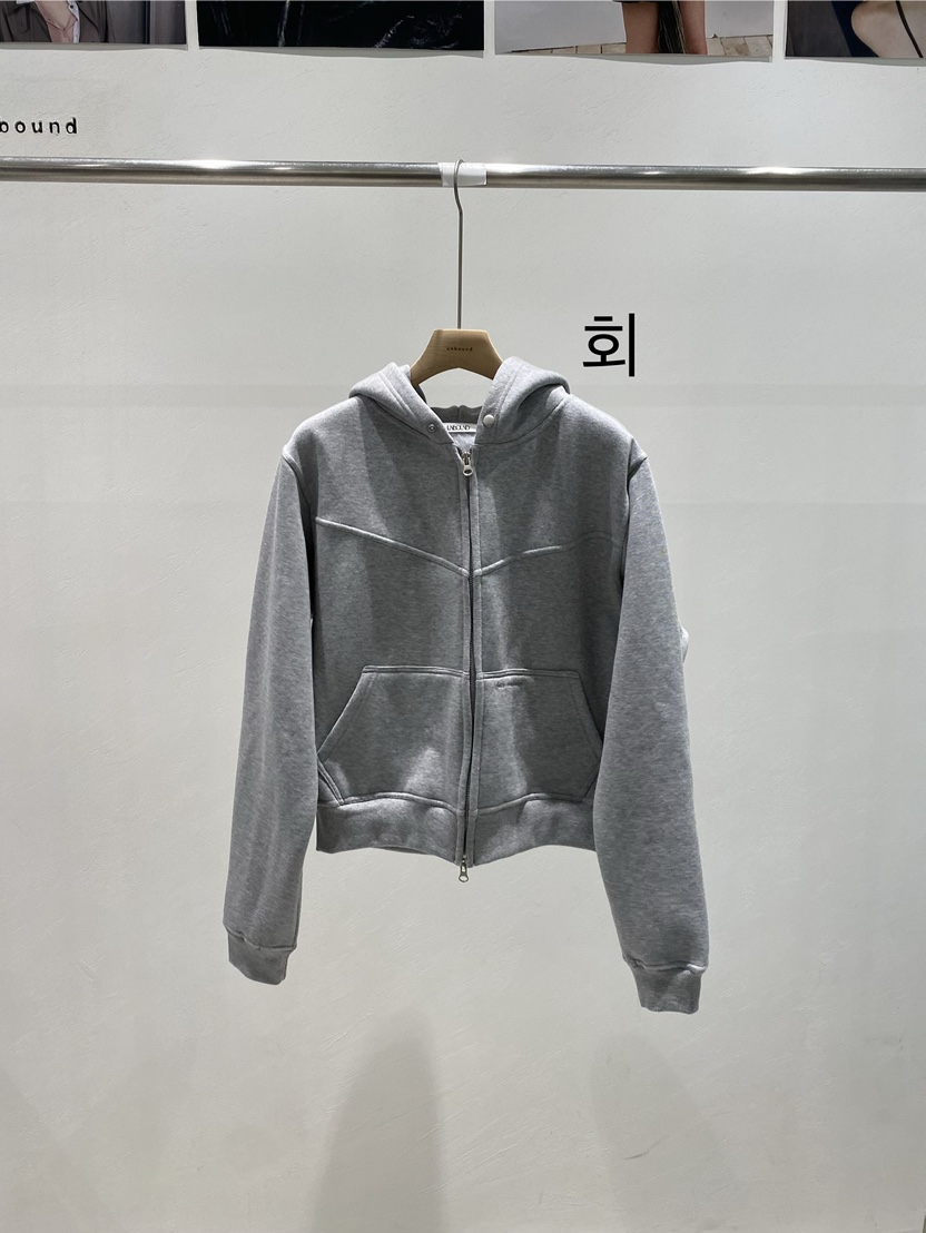 UNBOUND東大門實拍女裝新品休閑真品時尚熱賣衛衣連帽衫加絨UNBOUND衛衣圖色4