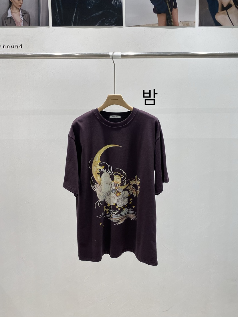 UNBOUND東大門實拍女士新品時尚人氣推薦休閑真品熱賣T恤UNBOUNDT恤圖色2