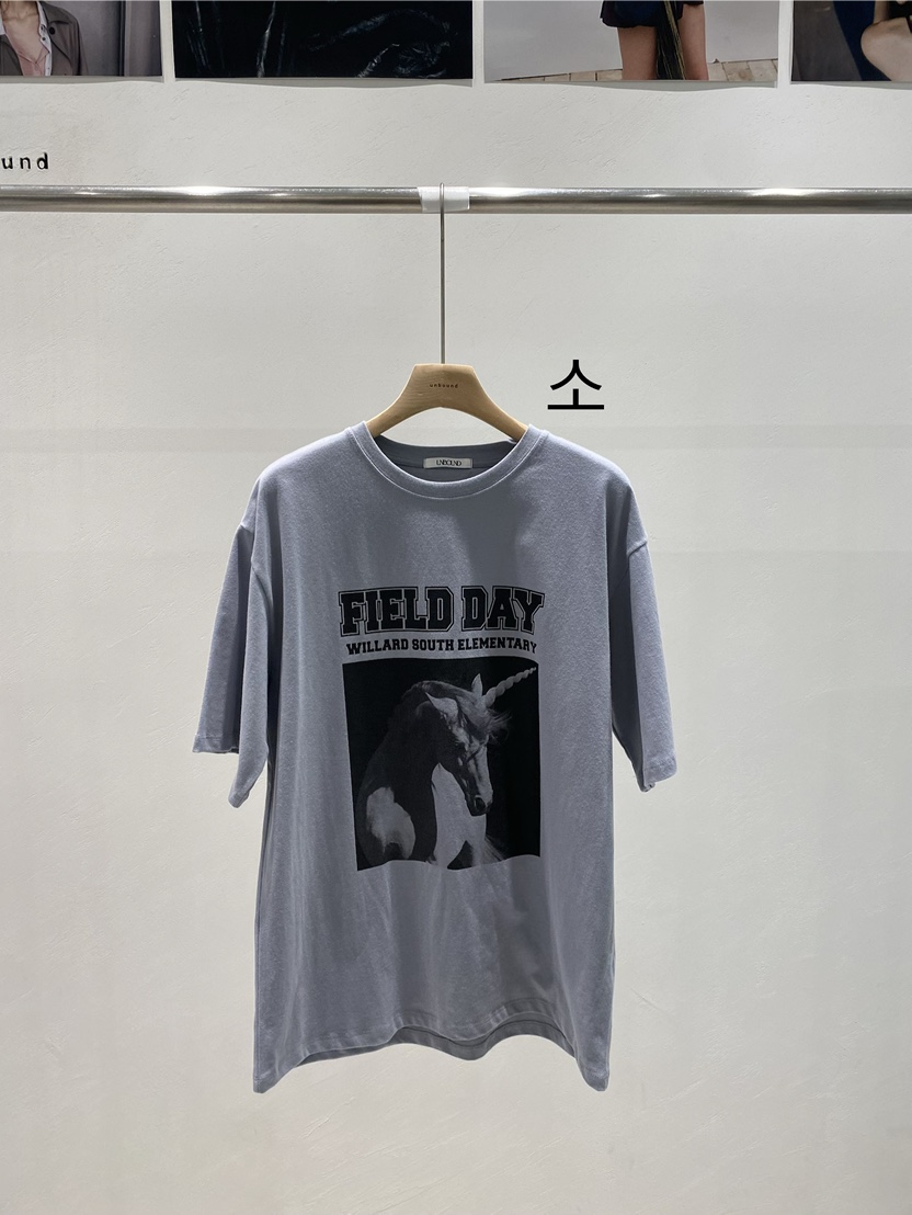 UNBOUND韓國代購女士新品休閑推薦時尚真品人氣熱賣T恤UNBOUNDT恤圖色1