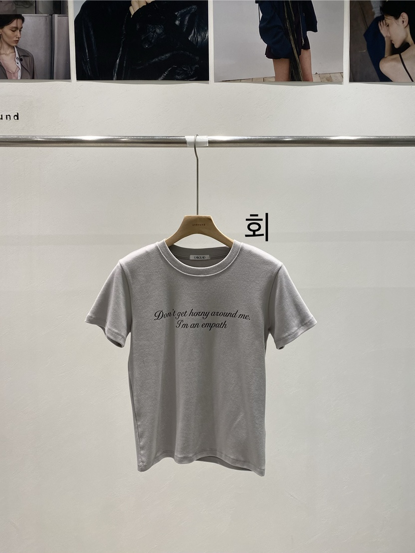 UNBOUND東大門代購女士新款真品推薦人氣休閑時尚T恤字母UNBOUNDT恤圖色1