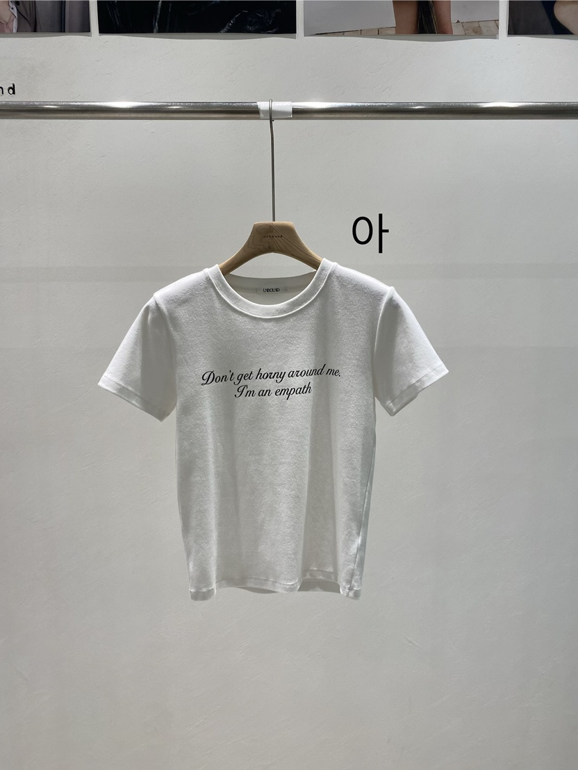 UNBOUND東大門代購女士新款真品推薦人氣休閑時尚T恤字母UNBOUNDT恤圖色2