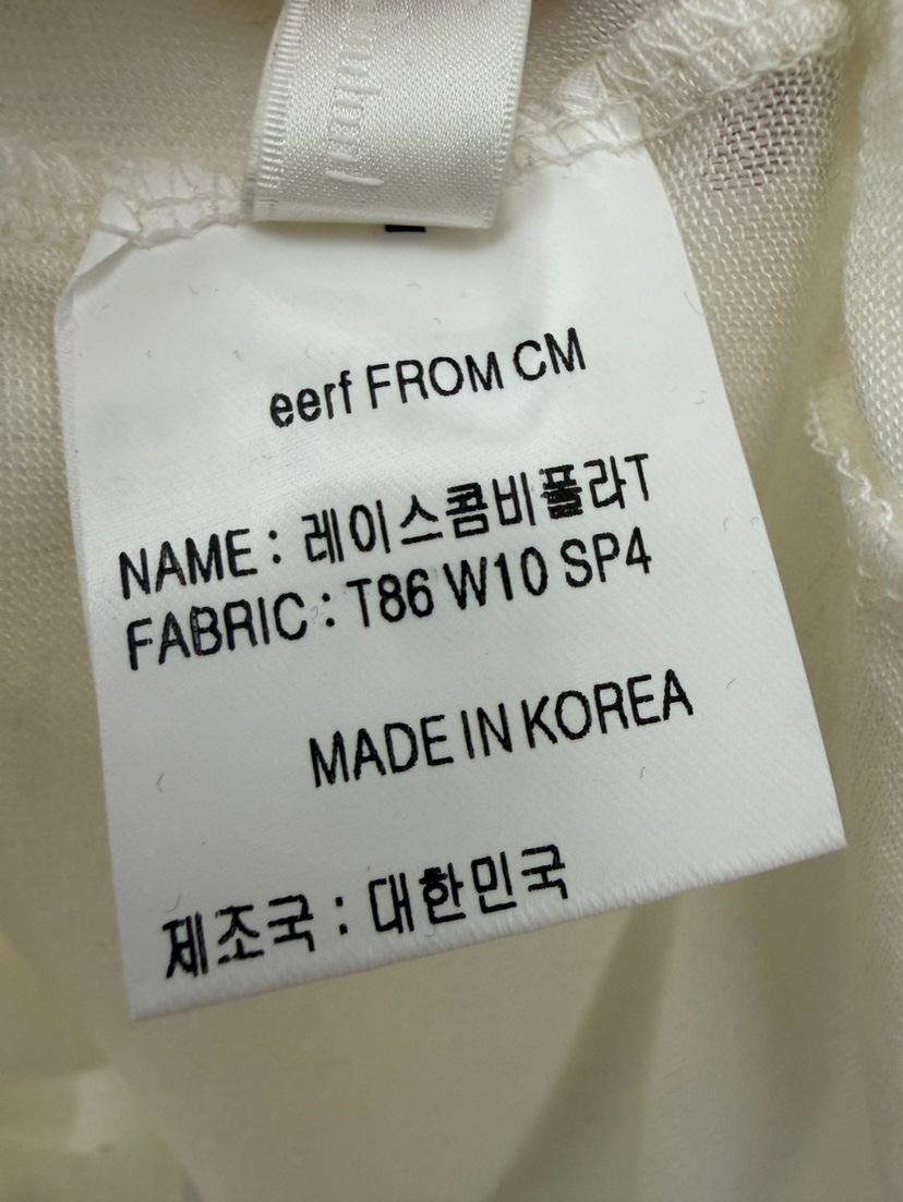 CM東大門實拍女裝新品推薦人氣時尚休閑熱賣真品長袖T恤蕾絲CM_centimeter長袖T恤
