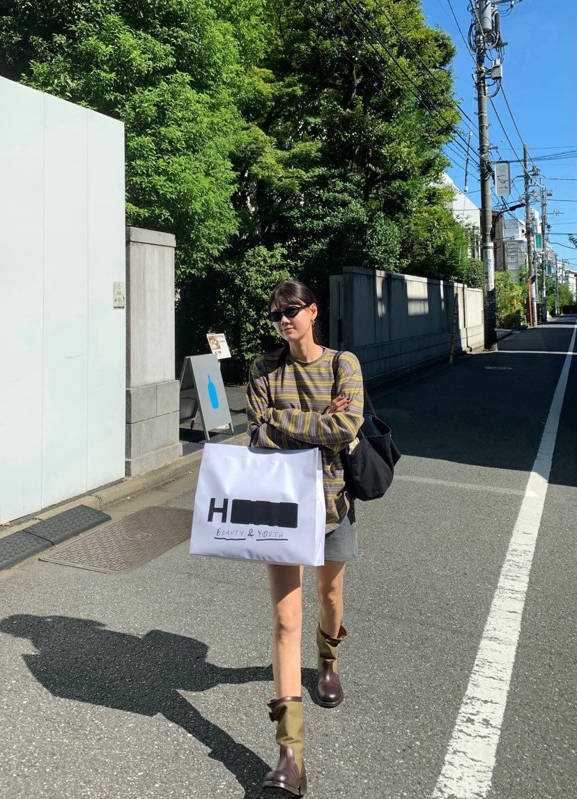 空東大門實拍女裝新品熱賣休閑推薦時尚真品人氣長袖T恤COURGETTE長袖T恤