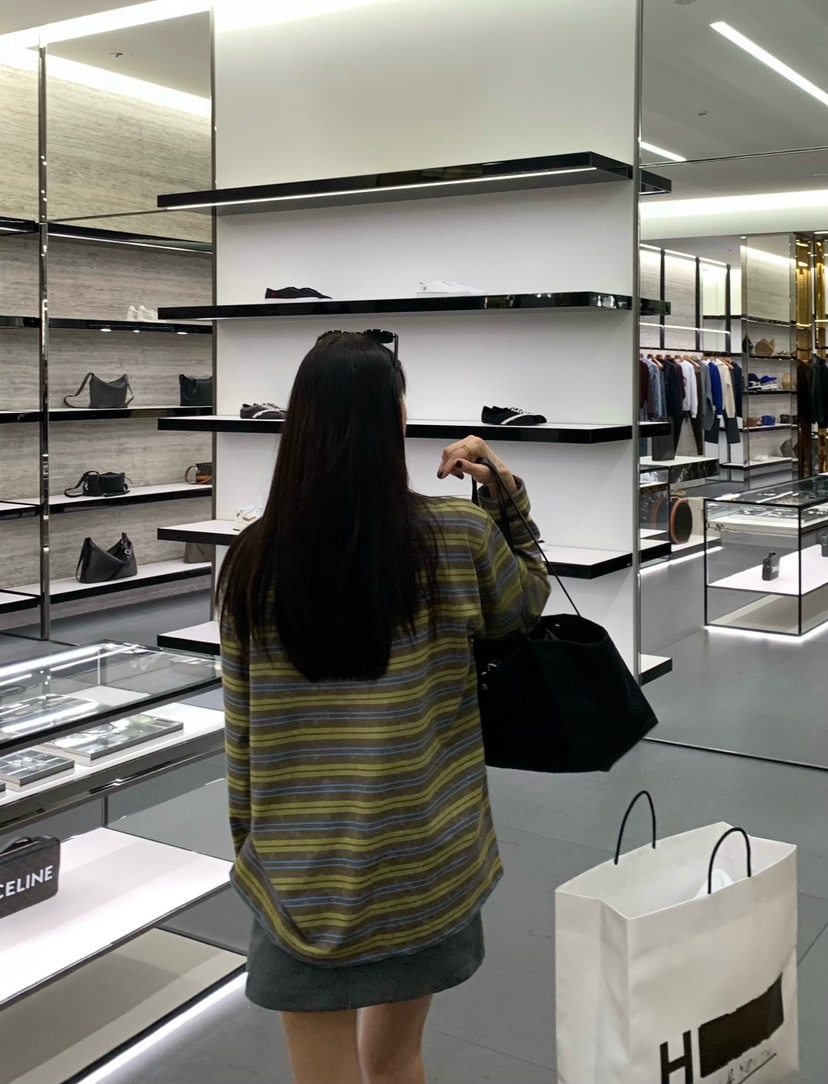 空東大門實拍女裝新品熱賣休閑推薦時尚真品人氣長袖T恤COURGETTE長袖T恤