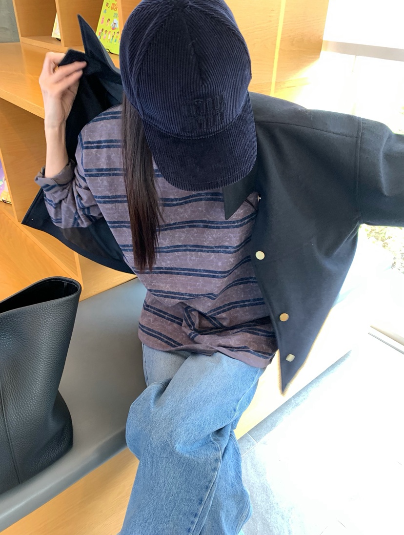 空東大門實拍女裝新品熱賣休閑推薦時尚真品人氣長袖T恤COURGETTE長袖T恤