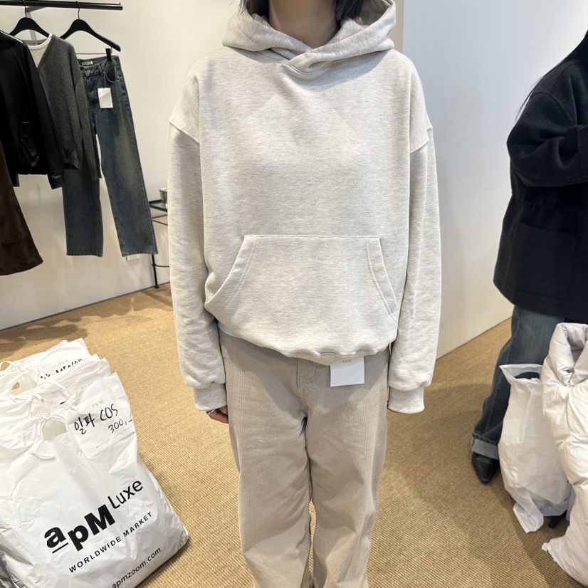 PAUSE韓國直郵女裝新款時尚休閑人氣熱賣真品衛衣連帽衫抓絨PAUSE衛衣圖色1