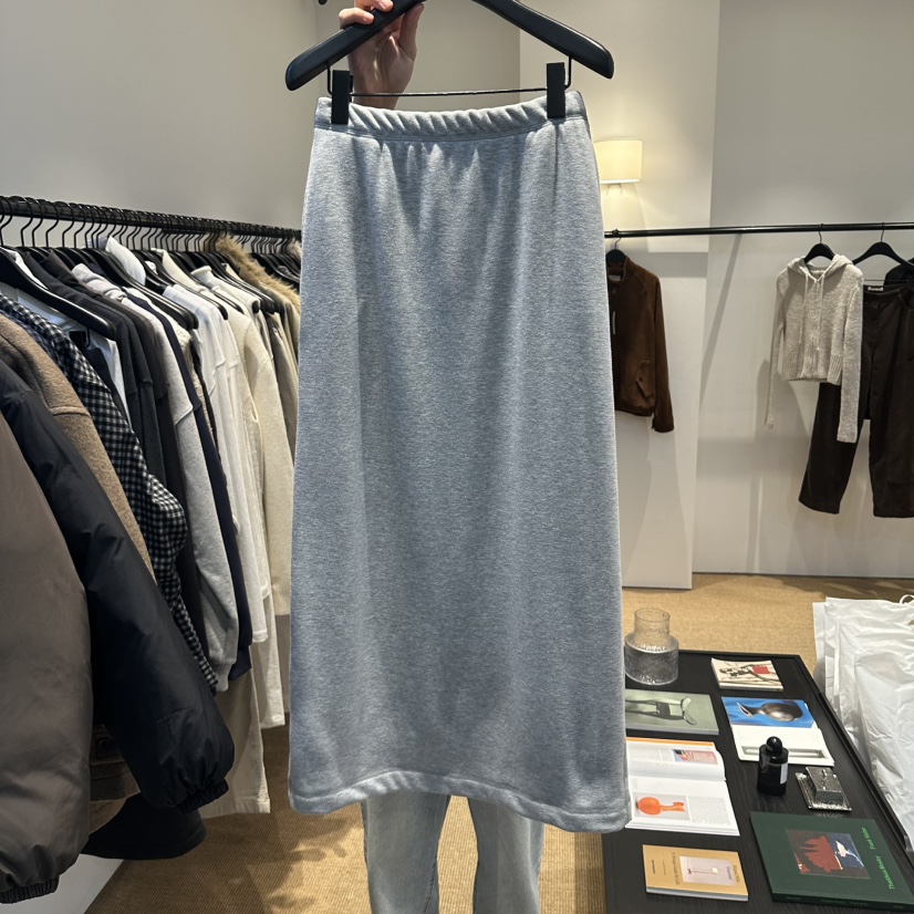 PAUSE韓國直郵女裝新品熱賣推薦真品休閑時尚人氣長裙加絨PAUSE長裙圖色1