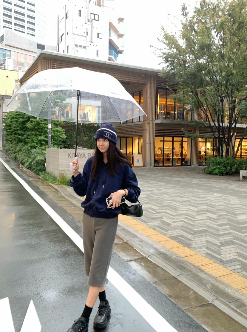 空東大門代購女裝新款時尚推薦休閑人氣熱賣衛衣拉鏈連帽衫COURGETTE衛衣
