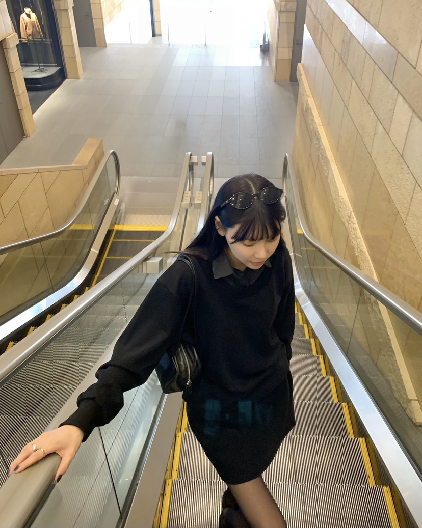 空東大門代購女裝新款休閑真品人氣熱賣時尚推薦連衣裙COURGETTE連衣裙
