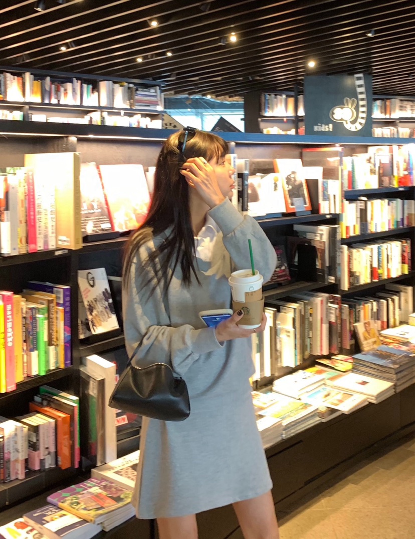 空東大門代購女裝新款休閑真品人氣熱賣時尚推薦連衣裙COURGETTE連衣裙圖色1