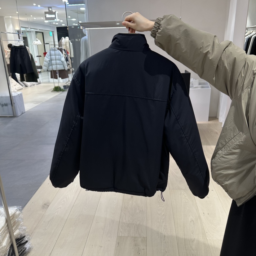 REHE東大門實拍女士新款時尚人氣推薦熱賣休閑短款棉服高領REHE短款棉服