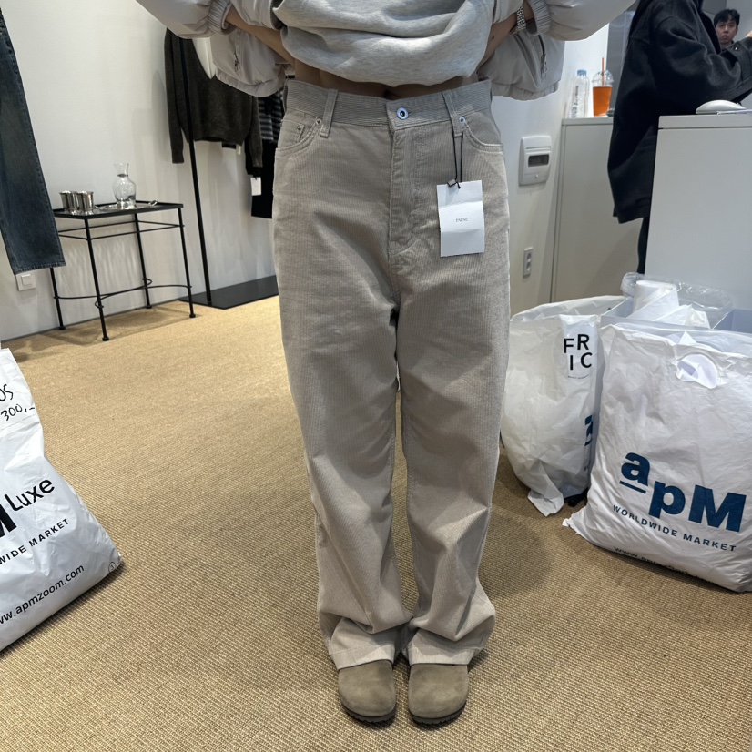 PAUSE東大門代購女士新品人氣熱賣真品休閑時尚休閑褲燈芯絨PAUSE休閑褲
