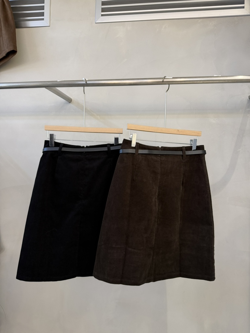 SERIN東大門實拍女士新品熱賣真品人氣半身裙中短裙含腰帶SERIN半身裙/中短裙