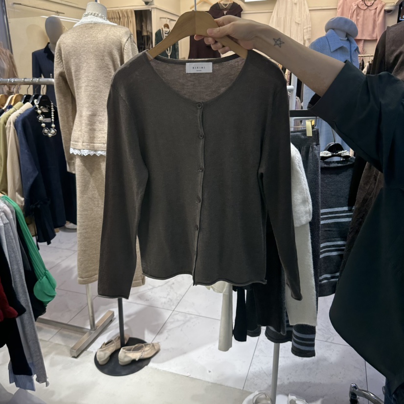 BIKINI東大門直郵女士新品真品熱賣人氣休閑推薦時尚開衫BIKINI開衫圖色6淺灰色
