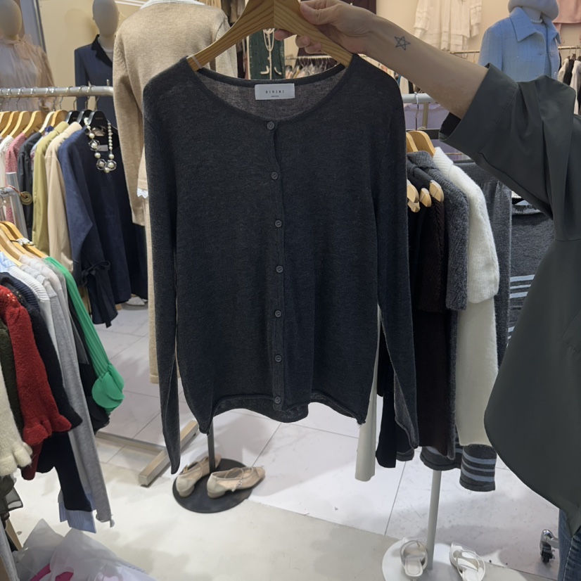 BIKINI東大門直郵女士新品真品熱賣人氣休閑推薦時尚開衫BIKINI開衫圖色7墨色