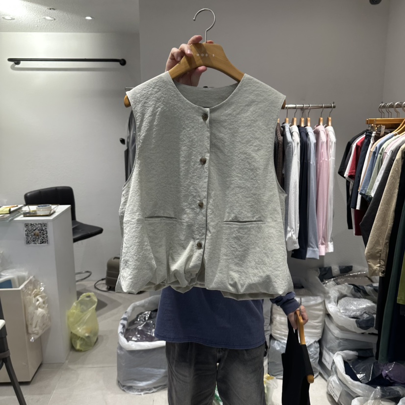 MODS-Q韓國代購女士新品熱賣真品推薦人氣時尚休閑馬甲MODS-Q馬甲圖色1