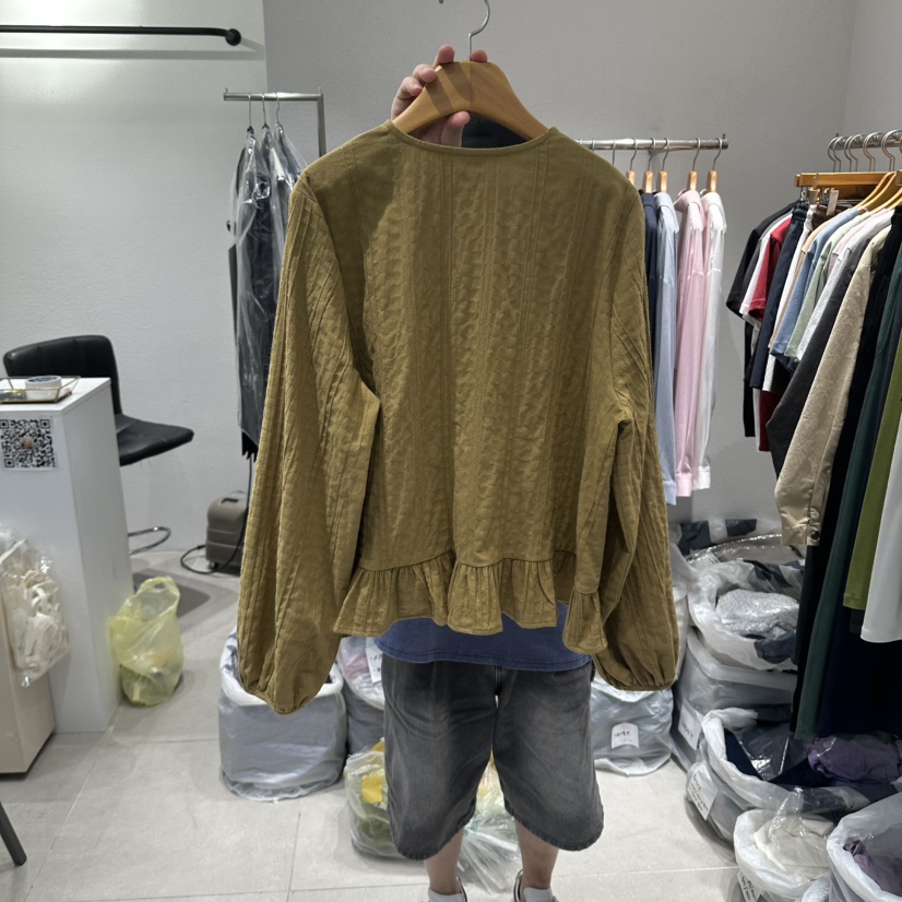 MODS-Q韓國直郵女士新款推薦熱賣人氣真品時尚襯衫蕾絲衫鵝MODS-Q襯衫/蕾絲衫