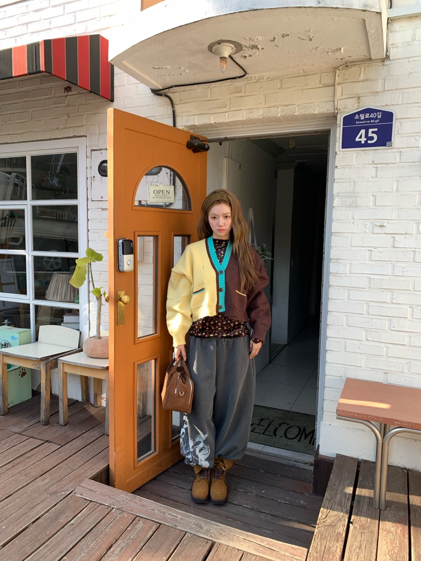 MAISONDEGLORY韓國直郵女士新款真品休閑熱賣人氣時尚休閑褲Maison de glory休閑褲