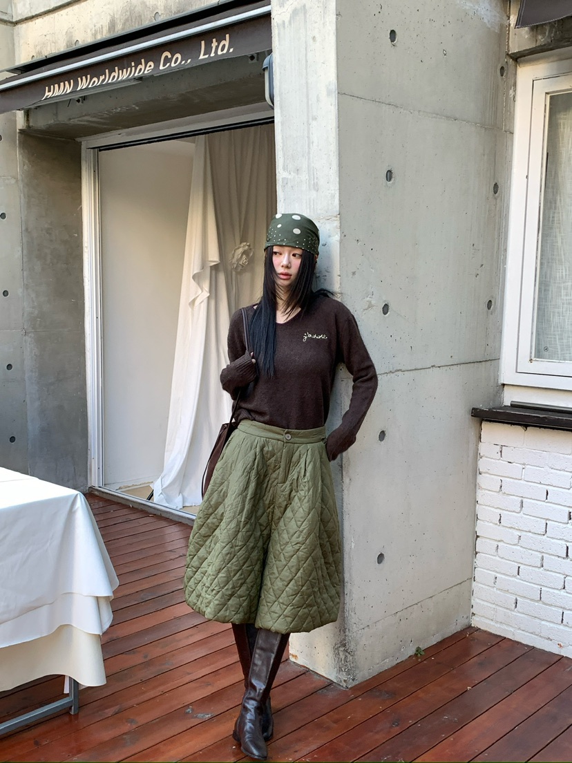 MAISONDEGLORY韓國代購女裝新款真品時尚推薦熱賣短褲絎縫Maison de glory短褲