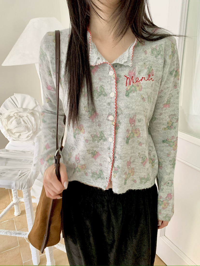 MAISONDEGLORY東大門直郵女裝新款熱賣人氣休閑推薦開衫開衫Maison de glory開衫圖色3