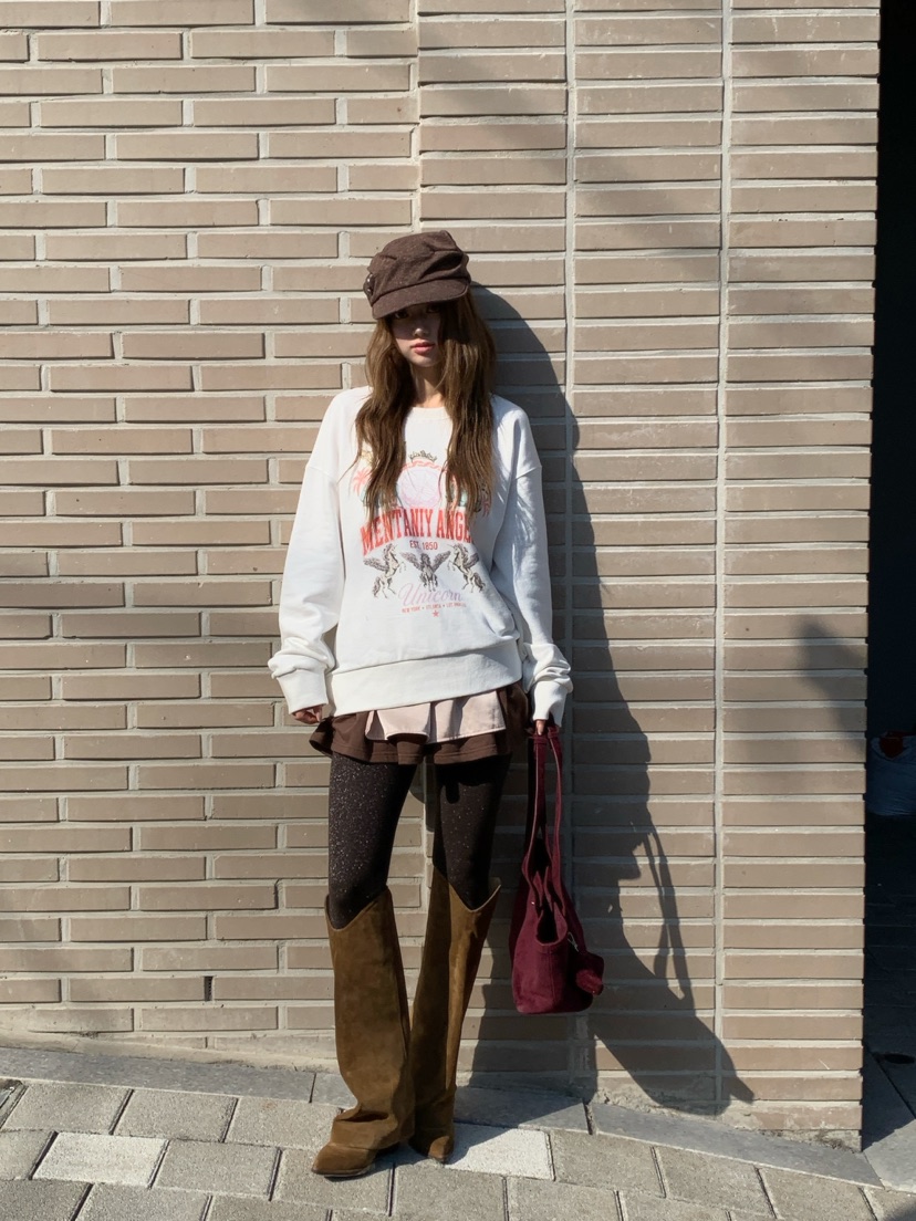 MAISONDEGLORY韓國直郵女裝新品休閑人氣熱賣推薦真品衛衣Maison de glory衛衣
