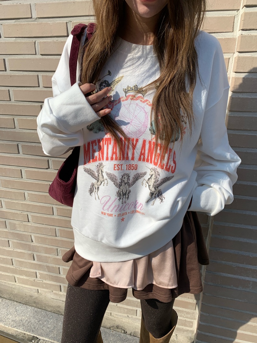 MAISONDEGLORY韓國直郵女裝新品休閑人氣熱賣推薦真品衛衣Maison de glory衛衣圖色2