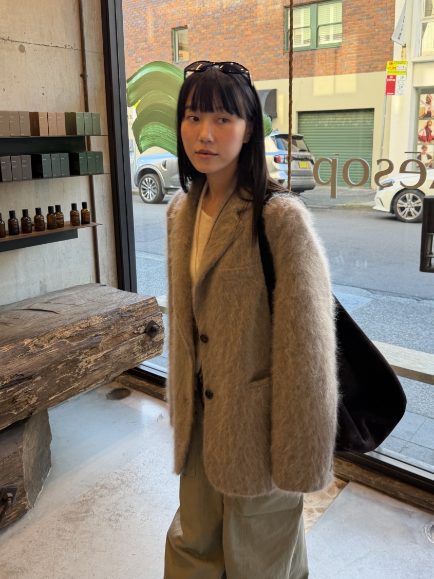 BAKING POWDER韓國代購女士新款推薦人氣時尚休閑短款大衣BAKING POWDER短款大衣