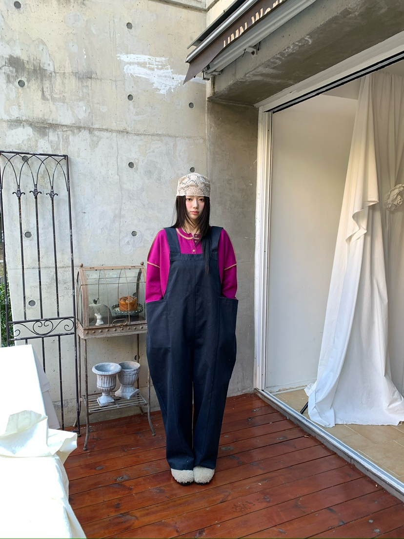 MAISONDEGLORY東大門代購女裝新品推薦時尚真品休閑背帶褲Maison de glory背帶褲圖色2