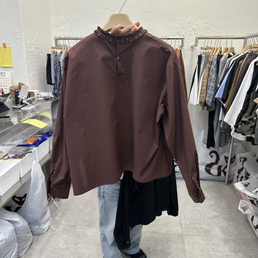 DA YLOG韓國代購女裝新品熱賣人氣休閑真品時尚襯衫蕾絲衫DA YLOG襯衫/蕾絲衫