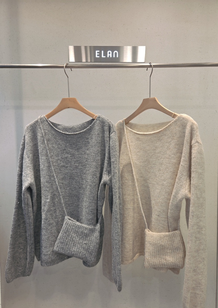 ELAN東大門代購女裝新品真品休閑人氣推薦時尚針織衫含包ELAN針織衫