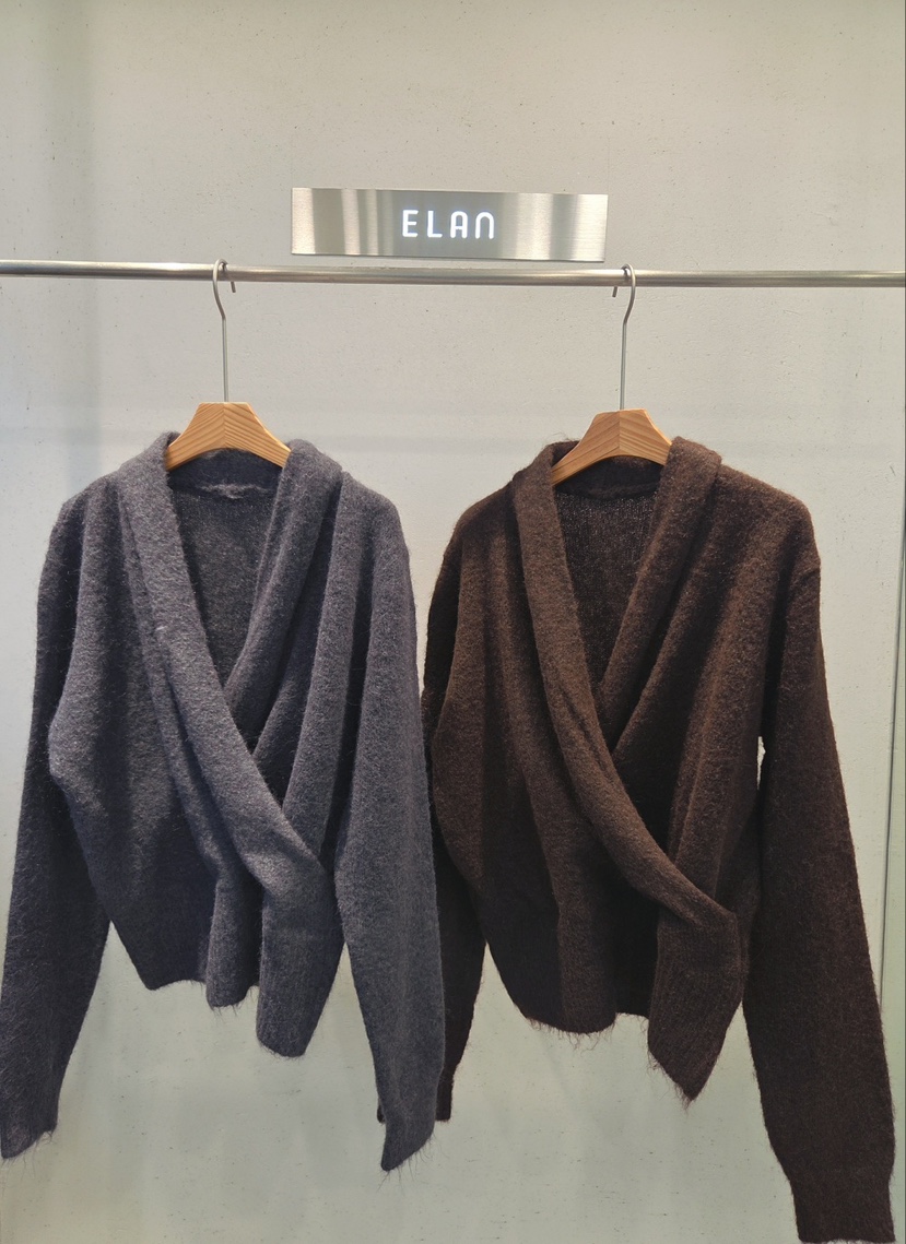 ELAN東大門代購女士新款時尚推薦人氣熱賣休閑真品毛衣ELAN毛衣