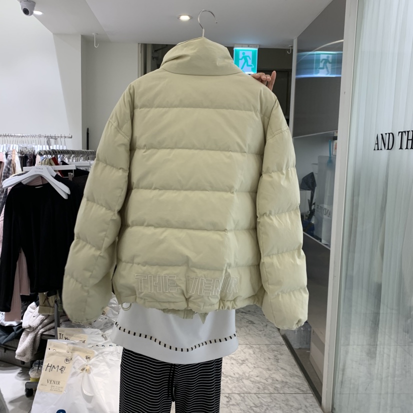 VENIR-A韓國直郵女士新款推薦時尚人氣短款羽絨服羽絨棉VENIR-A短款羽絨服