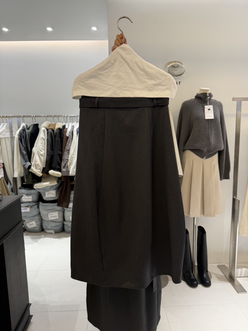 YOUR-P東大門代購女裝新品推薦人氣休閑熱賣真品長裙含腰帶your-p長裙
