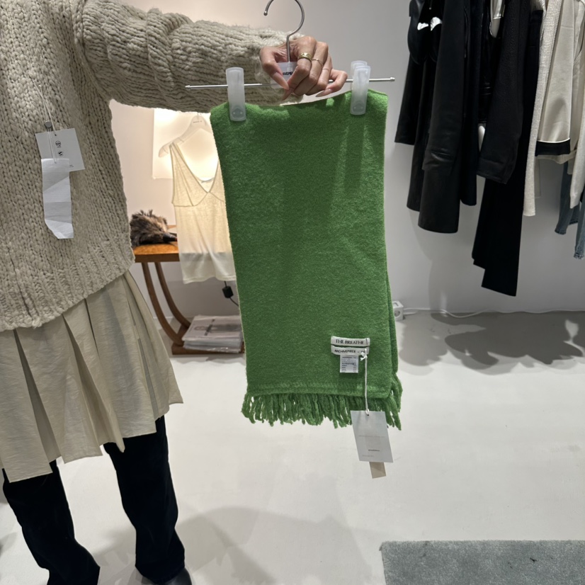 ARCHIVE PIECE韓國直郵女裝新品人氣時尚圍巾披肩流蘇圍巾ARCHIVEPIECE TAG圍巾/披肩圖色3