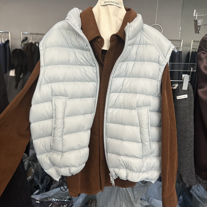DOUBLE STANDARD/LE SMOKING/MAISONSTAFF東大門實拍女士新品休閑馬甲鴨絨MAISONSTAFF馬甲圖色2