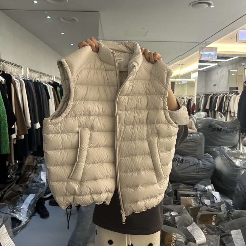 DOUBLE STANDARD/LE SMOKING/MAISONSTAFF東大門實拍女士新品休閑馬甲鴨絨MAISONSTAFF馬甲圖色3