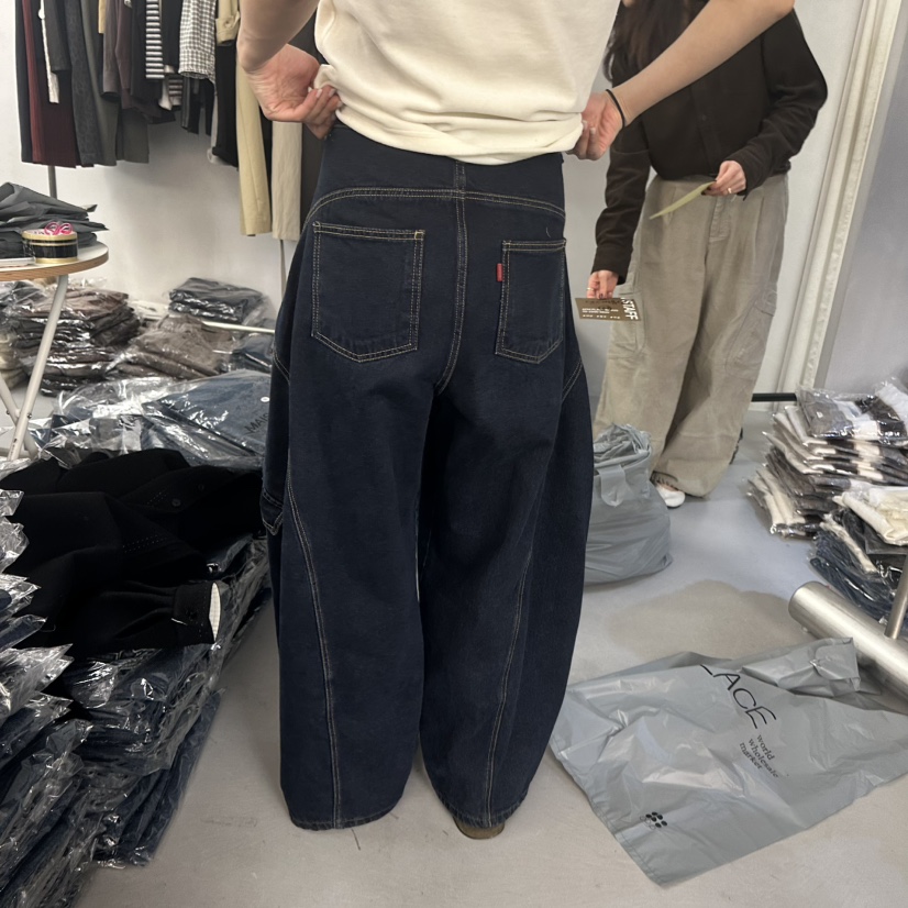DOUBLE STANDARD/LE SMOKING/MAISONSTAFF東大門代購女裝新品時尚休閑褲MAISONSTAFF休閑褲