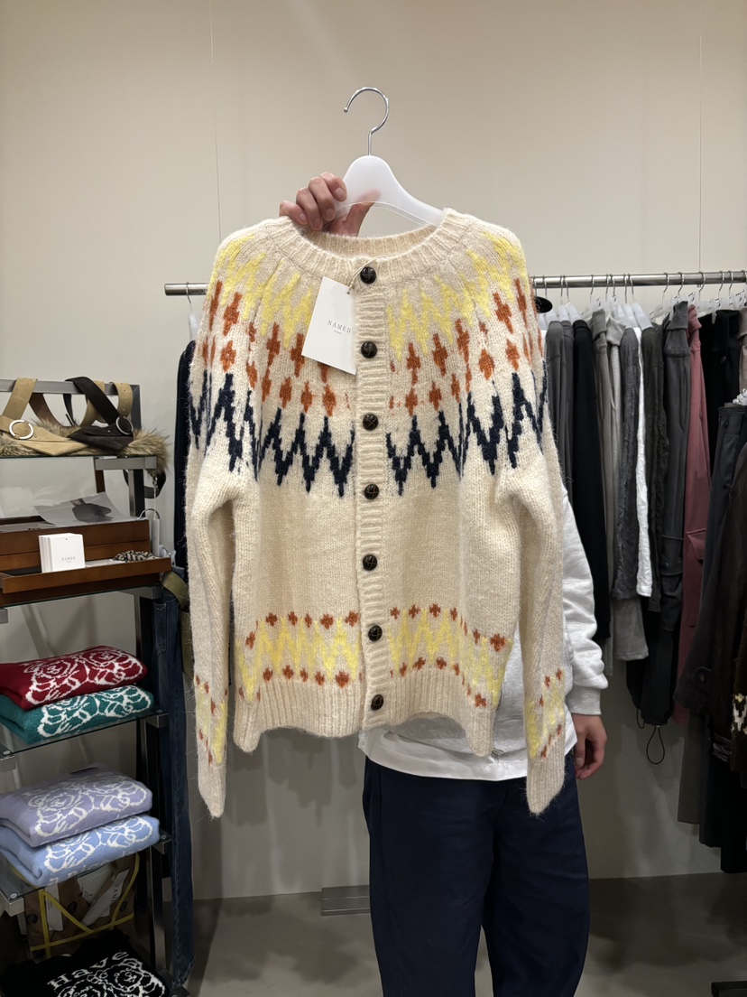 NAMED東大門代購女裝新品推薦真品熱賣時尚人氣毛衣北歐開襟NAMED毛衣圖色1