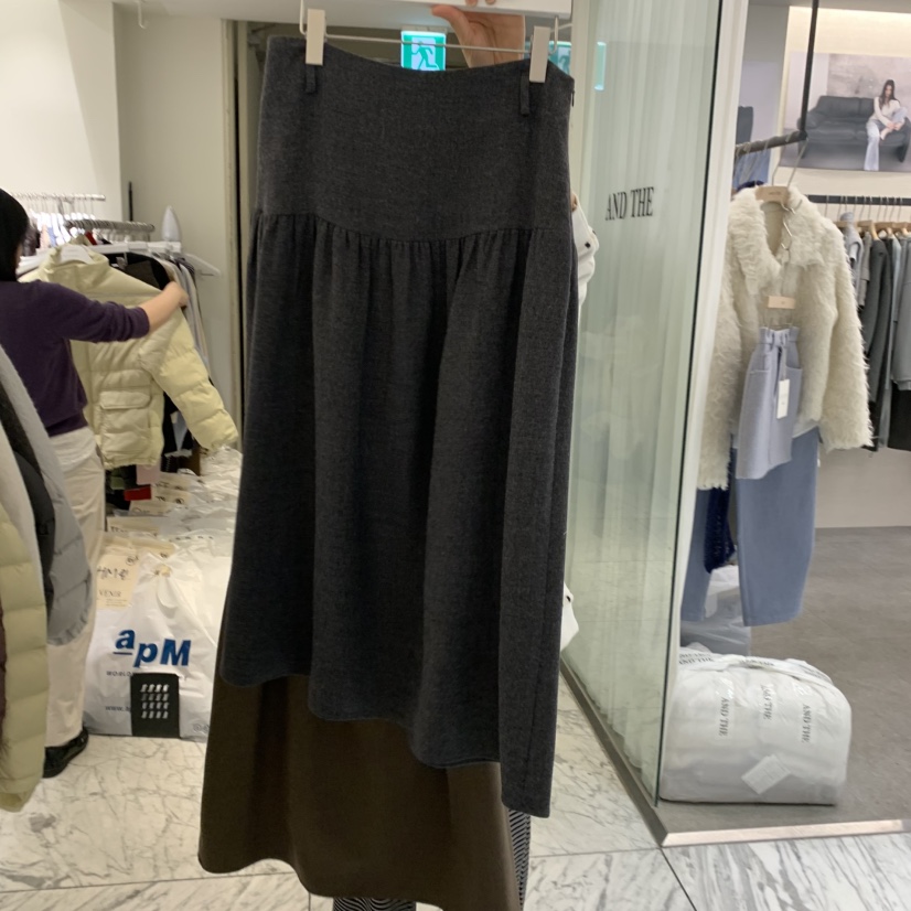 VENIR-A韓國代購女裝新品人氣時尚熱賣真品半身裙中短裙VENIR-A半身裙/中短裙圖色1