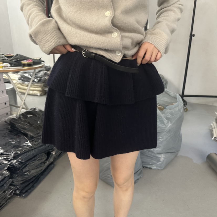 DOUBLE STANDARD/LE SMOKING/MAISONSTAFF韓國直郵女士新款休閑短褲MAISONSTAFF短褲圖色2深藍色