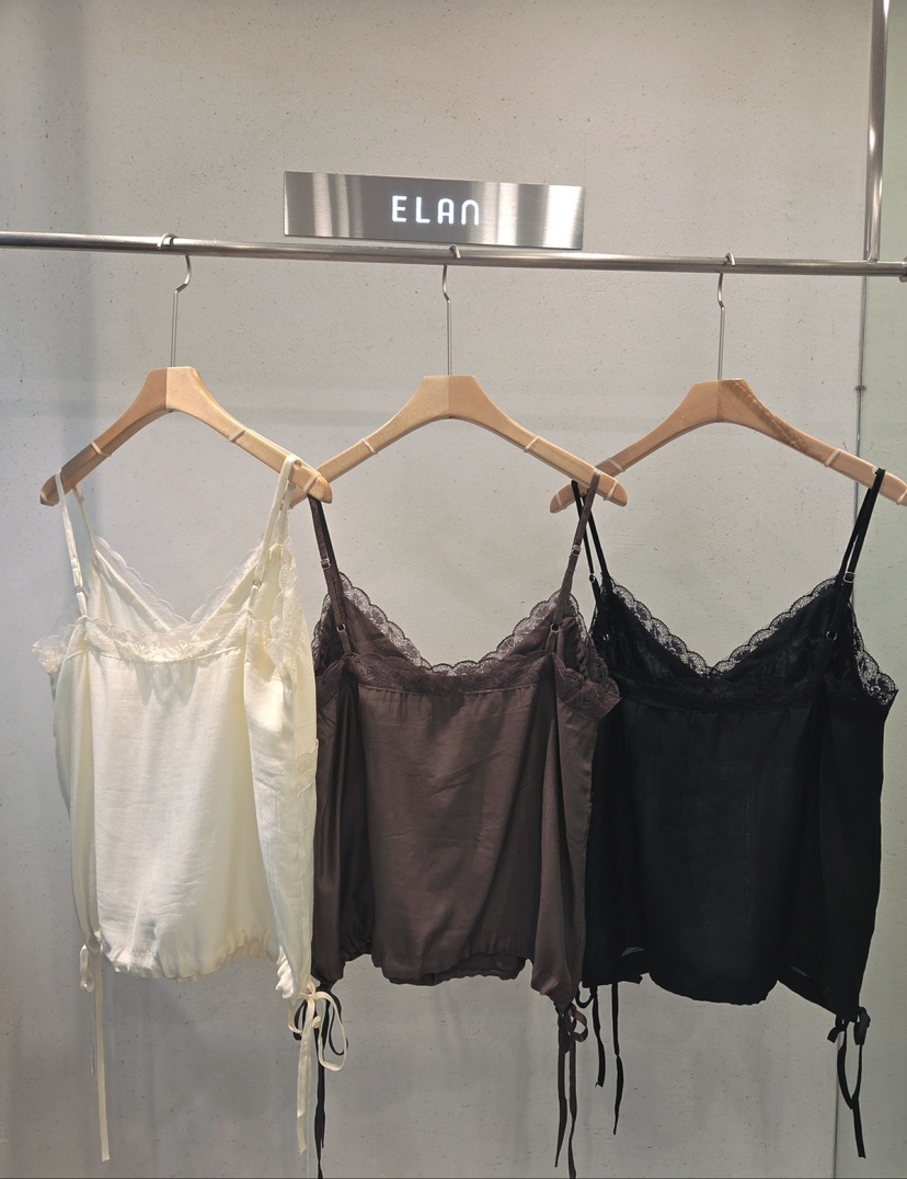 ELAN東大門直郵女士新款推薦時尚熱賣吊帶背心吊帶裙蕾絲ELAN吊帶/背心